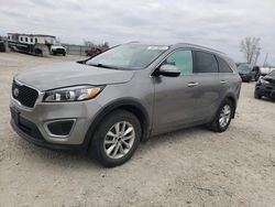 Salvage cars for sale at Kansas City, KS auction: 2017 KIA Sorento LX