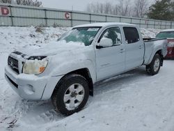 Salvage trucks for sale at Davison, MI auction: 2009 Toyota Tacoma Double Cab Long BED