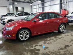 Salvage cars for sale at Ham Lake, MN auction: 2014 Chevrolet Cruze LTZ