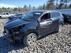 Salvage cars for sale at Windham, ME auction: 2018 KIA Sportage LX
