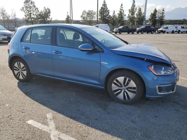 2016 Volkswagen E-GOLF SE