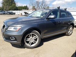 Salvage cars for sale from Copart Finksburg, MD: 2016 Audi Q5 Premium