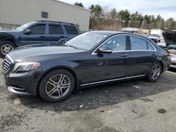 Salvage cars for sale at Exeter, RI auction: 2016 Mercedes-Benz S 550 4matic