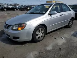 KIA Spectra EX salvage cars for sale: 2009 KIA Spectra EX