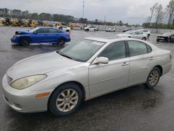 Salvage cars for sale from Copart Dunn, NC: 2003 Lexus ES 300