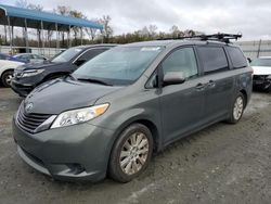 Salvage cars for sale at Spartanburg, SC auction: 2012 Toyota Sienna LE