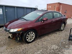 Honda Civic EX Vehiculos salvage en venta: 2012 Honda Civic EX