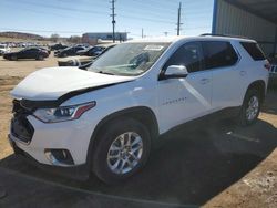 Salvage cars for sale at Colorado Springs, CO auction: 2019 Chevrolet Traverse LT