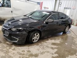 Salvage cars for sale at Franklin, WI auction: 2016 Chevrolet Malibu LS