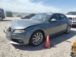 Salvage cars for sale from Copart Houston, TX: 2012 Audi A4 Premium Plus