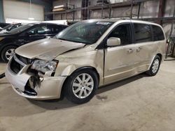 Salvage cars for sale at Eldridge, IA auction: 2015 Chrysler Town & Country Touring