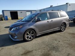 Toyota Sienna salvage cars for sale: 2016 Toyota Sienna SE