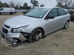 Chevrolet salvage cars for sale: 2015 Chevrolet Cruze L