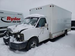 Salvage trucks for sale at Rocky View County, AB auction: 2003 GMC Savana Cutaway G3500