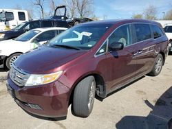 Salvage cars for sale from Copart Bridgeton, MO: 2013 Honda Odyssey EXL