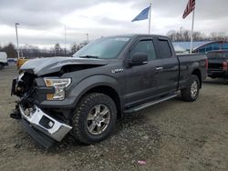 Salvage trucks for sale at East Granby, CT auction: 2017 Ford F150 Super Cab