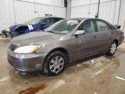 Salvage cars for sale from Copart Franklin, WI: 2004 Toyota Camry LE