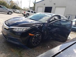 Salvage cars for sale at Savannah, GA auction: 2017 Honda Civic LX