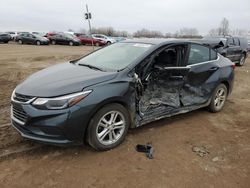 Salvage cars for sale from Copart Davison, MI: 2018 Chevrolet Cruze LT