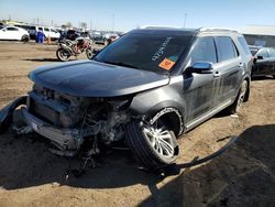 Salvage cars for sale at Brighton, CO auction: 2016 Ford Explorer Platinum