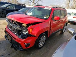 Salvage cars for sale at Bridgeton, MO auction: 2019 Jeep Renegade Latitude