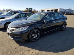 Salvage cars for sale at New Britain, CT auction: 2016 Honda Accord Sport