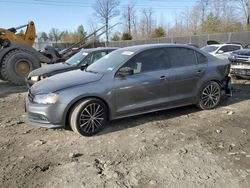 Salvage cars for sale from Copart Waldorf, MD: 2017 Volkswagen Jetta Sport