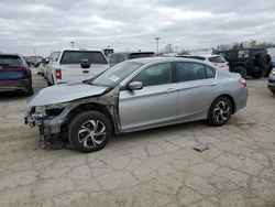 Salvage cars for sale at Indianapolis, IN auction: 2017 Honda Accord LX