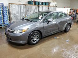 Honda salvage cars for sale: 2012 Honda Civic LX