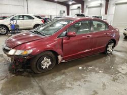 Honda salvage cars for sale: 2009 Honda Civic LX