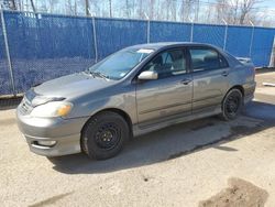 Salvage cars for sale from Copart Atlantic Canada Auction, NB: 2006 Toyota Corolla CE