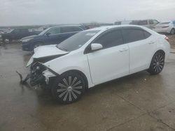 Salvage cars for sale from Copart Grand Prairie, TX: 2015 Toyota Corolla L