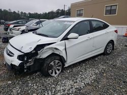 Hyundai Accent SE salvage cars for sale: 2016 Hyundai Accent SE