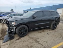 Salvage cars for sale from Copart Woodhaven, MI: 2018 Dodge Durango R/T