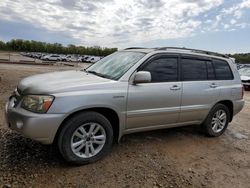 Salvage cars for sale at Tanner, AL auction: 2006 Toyota Highlander Hybrid