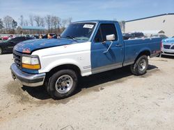 Salvage cars for sale at Spartanburg, SC auction: 1992 Ford F150