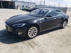 Salvage cars for sale from Copart Sun Valley, CA: 2017 Tesla Model S