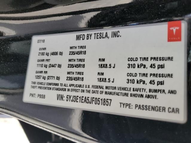 2018 Tesla Model 3