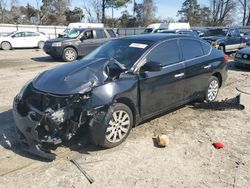 Salvage cars for sale at Hampton, VA auction: 2017 Nissan Sentra S