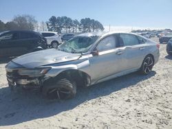 Salvage cars for sale at Loganville, GA auction: 2021 Honda Accord Sport SE