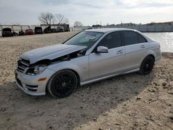 Mercedes-Benz C 250 salvage cars for sale: 2012 Mercedes-Benz C 250