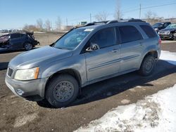 Salvage cars for sale from Copart Montreal Est, QC: 2006 Pontiac Torrent
