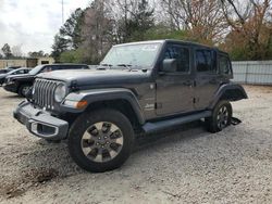 Salvage cars for sale from Copart Knightdale, NC: 2018 Jeep Wrangler Unlimited Sahara