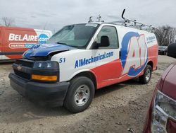 Salvage trucks for sale at Lansing, MI auction: 2019 Chevrolet Express G2500