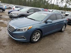 Salvage cars for sale at Harleyville, SC auction: 2015 Hyundai Sonata SE