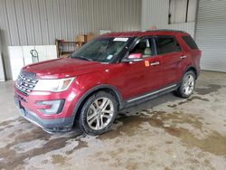 Salvage cars for sale at Lufkin, TX auction: 2016 Ford Explorer Limited
