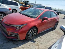 Salvage cars for sale from Copart Bridgeton, MO: 2020 Toyota Corolla SE