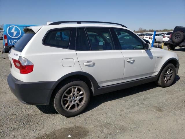 2004 BMW X3 2.5I