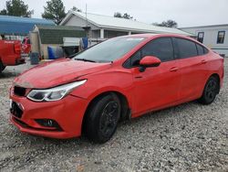 Salvage cars for sale at Prairie Grove, AR auction: 2016 Chevrolet Cruze LS