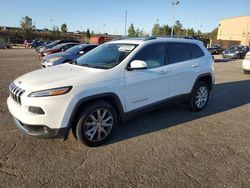 Jeep salvage cars for sale: 2017 Jeep Cherokee Limited